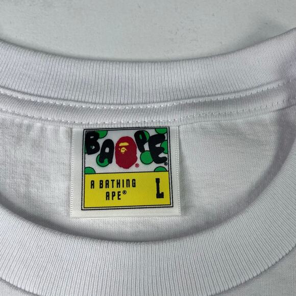 BAPE Check College T-Shirt Size L - Picture 5 of 10